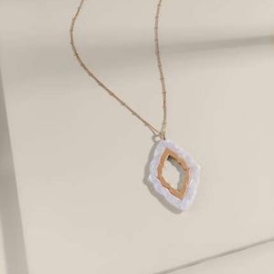 Marbled Resin Pendant